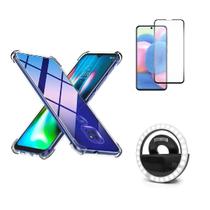 Kit Flash Selfie Motorola Moto E7 + Capa + Película De Vidro 3D Kit Flash Selfie Motorola Moto E7 + Capa + Película De Vidro 3D