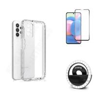 Kit Flash Selfie Samsung Galaxy A32 5G + Capa + Película De Vidro 3D