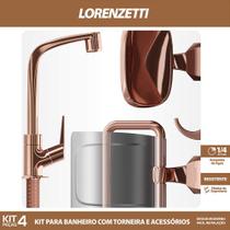 Kit Flatt 4 Peças Rose Gold 2004 F71 Lorenzetti