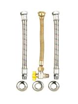 Kit Flexível Ligação Jackwall Aquecedor Água C/Tombak 1/2X40