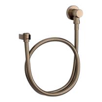 Kit Flexível Redondo Com Suporte Para Ducha Manual Corten Kit Flexível Redondo Com Suporte Para Ducha Manual Corten