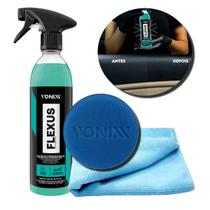 Kit Flexus Vonixx 500ml + Aplicador Vonixx + Pano Microfibra - Limpeza e Proteção Kit Flexus Vonixx 500ml + Aplicador Vonixx + Pano Microfibra - Limpeza e Proteção
