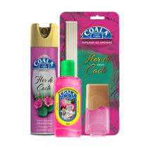 Kit Flor de Cacto Coala Aerossol + Difusor de Aromas + Limpador Perfumado de Ambientes