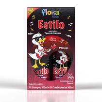 Kit Flora Kids Shampoo + Condicionador Estilo 300ml Cada Kit Flora Kids Shampoo + Condicionador Estilo 300ml Cada