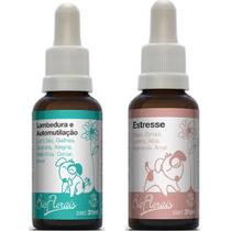 Kit Floral Animais Com Lambedura e Automutilação E Estresse Bio Florais Kit Floral Animais Com Lambedura e Automutilação E Estresse Bio Florais