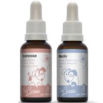 Kit Floral Pet: Estresse e Medo Cachorro Gato Bio Florais Kit Floral Pet: Estresse e Medo Cachorro Gato Bio Florais