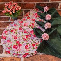 Kit floral rosa natal crisantemo lilás capa base 12+12 pç