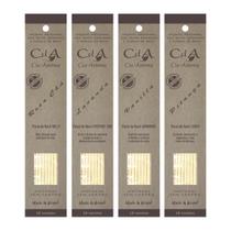 Kit Flores - com 4 Incensos Naturais CdA Cia de Aroma