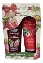 Kit Flores & Vegetais Morango Sabonete +Loção Kit Flores & Vegetais Morango Sabonete +Loção
