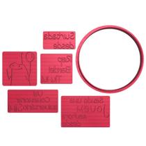 Kit Flork 4 Modelos Aniversário Parabéns Melhor Idade Kit Flork 4 Modelos Aniversário Parabéns Melhor Idade