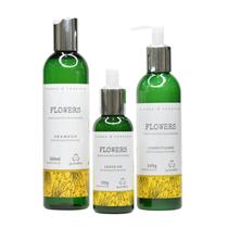 Kit Flowers - Flores & Vegetais Cabelos Finos e Delicados