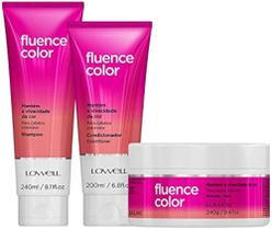 Kit Fluence Color Lowell Shampoo 240ml + Condicionador 200ml + Máscara 240g