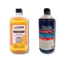 Kit Fluido Liquido de Test Bicos Injetores 1 Litro Kitest + Detergente Lisfer Kit Fluido Liquido de Test Bicos Injetores 1 Litro Kitest + Detergente Lisfer