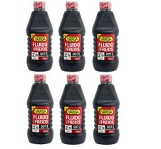 Kit Fluido Para Freio DOT3 Varga 500ML 6 Unidades