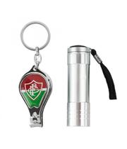 Kit Fluminense Com Chaveiro Lanterna e Cortador de Unha - Minas de Presentes