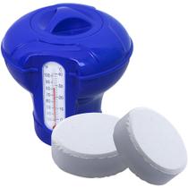 Kit Flutuador Com Termômetro E Pastilha Tricloro Montreal Kit Flutuador Com Termômetro E Pastilha Tricloro Montreal