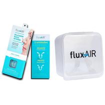 Kit FLUX AIR CLIP Dilatador Nasal Respire Melhor 2 Unidades + Estojo - Stra Medical