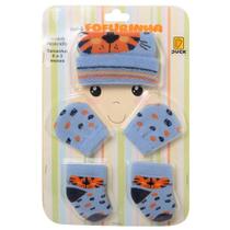 Kit Fofurinha Recém Nascido Touca, luvas e Meias Kit Fofurinha Recém Nascido Touca, luvas e Meias