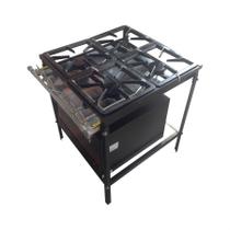 KIT - Fogão 4 Queimadores Baixa Pressão PM-400 + Forno FSI-500 - Progás KIT - Fogão 4 Queimadores Baixa Pressão PM-400 + Forno FSI-500 - Progás