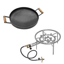 Kit Fogareiro 2 Em 1 35cm Zincado 029 E Disco Arado 38cm 056