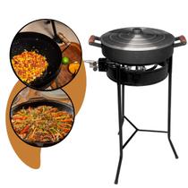 Kit Fogareiro Duplo 12 Caulins Tripé Disco 40 Tacho Ferro à Gás Mangueira com Registro Disco de Arado Chama Dupla Alta Pressão Dobrável Pesca Camping Kit Fogareiro Duplo 12 Caulins Tripé Disco 40 Tacho Ferro à Gás Mangueira com Registro Disco de Arado Chama Dupla Alta Pressão Dobrável Pesca Camping