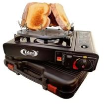 KIt Fogareiro Fogão 1 Boca + Maleta Portátil Camping Viagem Cozinha Lazer de mesa Estrada KIt Fogareiro Fogão 1 Boca + Maleta Portátil Camping Viagem Cozinha Lazer de mesa Estrada