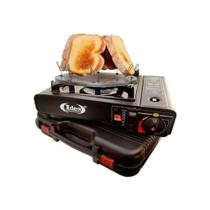 KIt Fogareiro Fogão 1 Boca + Maleta Portátil Camping Viagem Cozinha Lazer de mesa Estrada KIt Fogareiro Fogão 1 Boca + Maleta Portátil Camping Viagem Cozinha Lazer de mesa Estrada