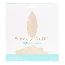 Kit Folhas de Madeira Singe Quill We R 20 x 20 cm - 3 unds