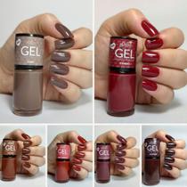 Kit Folhas de Outono - 06 Esmaltes Efeito Gel Bella Brazil 9ml 806 812 855 854 845 808 Kit Folhas de Outono - 06 Esmaltes Efeito Gel Bella Brazil 9ml 806 812 855 854 845 808