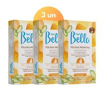 Kit Folhas Depil Bella Para Depilação Corporal Mel C/Aloe Vera 3 Caixas C/16 Un