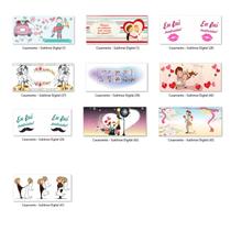 Kit Folhas Sublimaticas Impressas A4 Canecas Casamento 20