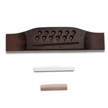 Kit Folk Cavalete 12 Cordas Aço + Rastilho + Nut White