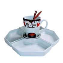 Kit Fondue Personalizado "Eu amo fondue"