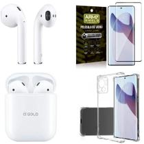 Kit Fone Bluetooth Ly19 Edge 30 Fusion + Capa + Película