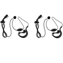 Kit Fone Para Rádio Comunicador Walkie Talkie 777S Uv5R 888S