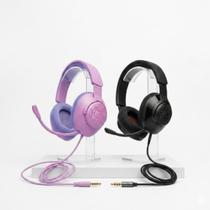 Kit Fones de Ouvido e Headset Gamer JBL Quantum 100 M2 Original com Fio PS2 P2 3,5mm Preto e Violeta Kit Fones de Ouvido e Headset Gamer JBL Quantum 100 M2 Original com Fio PS2 P2 3,5mm Preto e Violeta