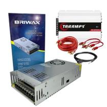 Kit fonte de alimentacao chaveada 12v 50a 600w cabo de força + módulo taramps ds800x4 Kit fonte de alimentacao chaveada 12v 50a 600w cabo de força + módulo taramps ds800x4