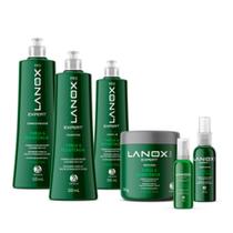 kit força e resistência lanox (sh,masc,cond,cp,tônico,oleo finaliz)