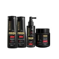 Kit Força Pimenta Sh, Cond, Masc e Loção - Bio Extratus