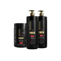 Kit Força Pimenta Shampoo, Condicionador e Mascara 1 LT - Bio Extratus