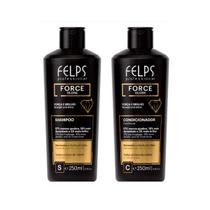 Kit Force Gloss ( Força e Brilho ) Shampoo 250ml + Condicionador 250ml - Felps Professional Kit Force Gloss ( Força e Brilho ) Shampoo 250ml + Condicionador 250ml - Felps Professional