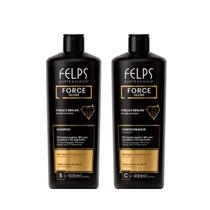 Kit Force Gloss ( Força e Brilho ) Shampoo 500ml + Condicionador 400ml - Felps Professional Kit Force Gloss ( Força e Brilho ) Shampoo 500ml + Condicionador 400ml - Felps Professional