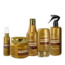 Kit Forever Liss Banho De Verniz Completo (5 Produtos)