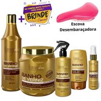 Kit Forever Liss Banho De Verniz Completo Máscara 1kg Kit Forever Liss Banho De Verniz Completo Máscara 1kg