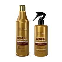 Kit Forever Liss Banho de Verniz Sh + Queratina Hidrolisada