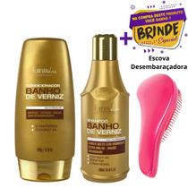 Kit Forever Liss Banho de Verniz Shampoo 300ml + Condicionador 200g Original