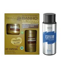 Kit Forever Liss Banho de Verniz + Wess Nano Passo 3 - 250ml