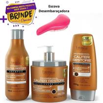 Kit Forever Liss Cauterização Capilar Cauter Restore