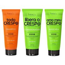 Kit Forever liss Crespo Shampoo, Condicionador e Máscara