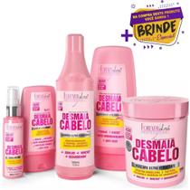 Kit Forever Liss Desmaia Cabelo Completo Máscara 950g